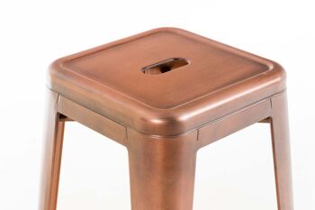 Tabouret de Bar Windrose Métal Cuivre 4x43cm 3