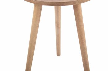 Table d'Appoint Bibbiena Naturel 10x40cm 4