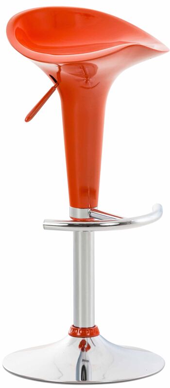 Lenno Tabouret de Bar Bois Orange 6x37cm 1