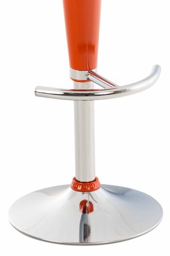 Lenno Tabouret de Bar Bois Orange 6x37cm 6