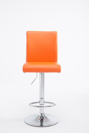 Umito Tabouret de Bar Similicuir Orange 9x47cm 2