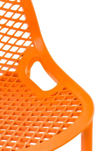 Tabouret de Bar Pastori Cuir Artificiel Orange 5x53cm 5