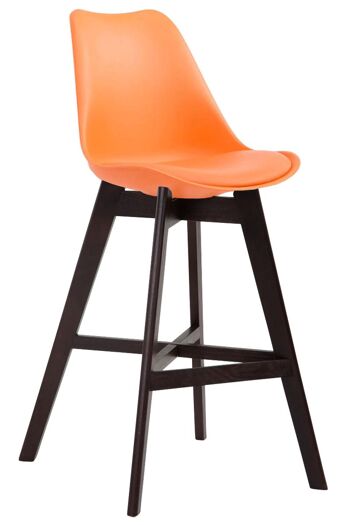 Tabouret de bar Perignano Plastique Orange 6x56cm 1