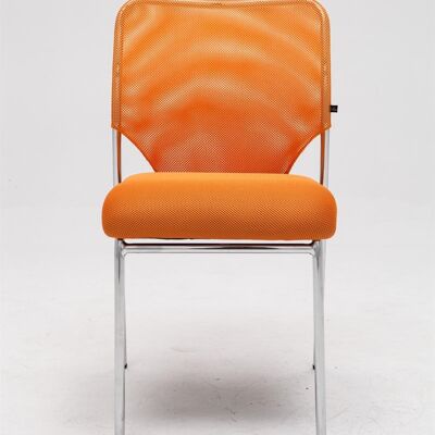 Briona Bezoekersstoel Stof Oranje 9x56cm