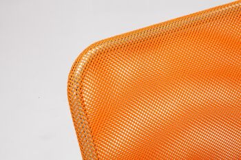 Briona Chaise visiteur Tissu Orange 9x56cm 4