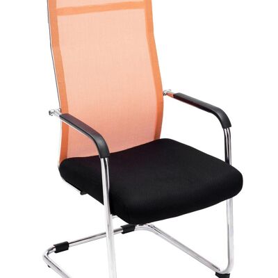 Prelerna Bezoekersstoel Kunstleer Oranje 9x62cm