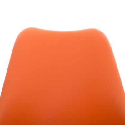 Berlingo Bezoekersstoel Kunstleer Oranje 5x59cm