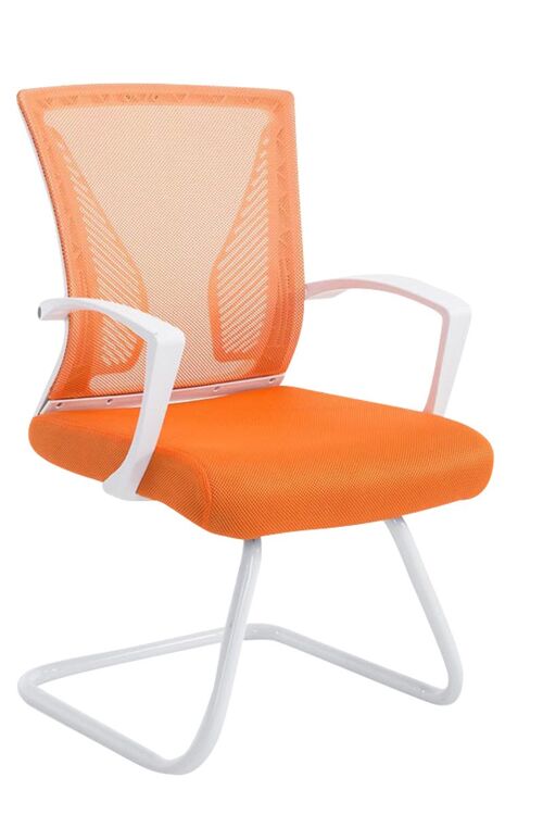 Octavia Bezoekersstoel Stof Oranje 10x56.5cm