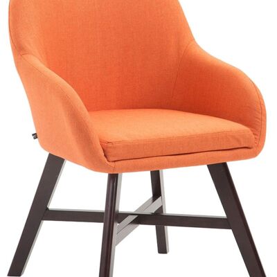 Mersa Bezoekersstoel Stof Oranje 10x55cm