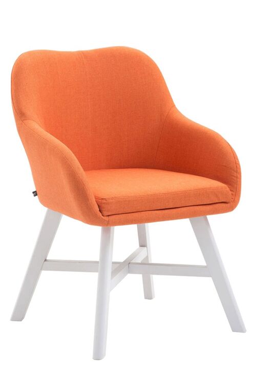 Aktea Bezoekersstoel Stof Oranje 10x55cm