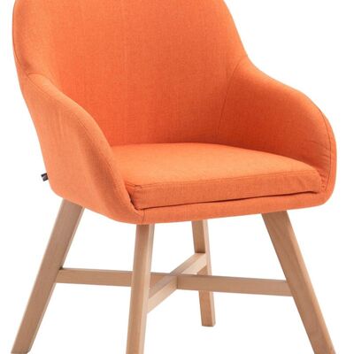 Bagnaturo Bezoekersstoel Stof Oranje 10x55cm