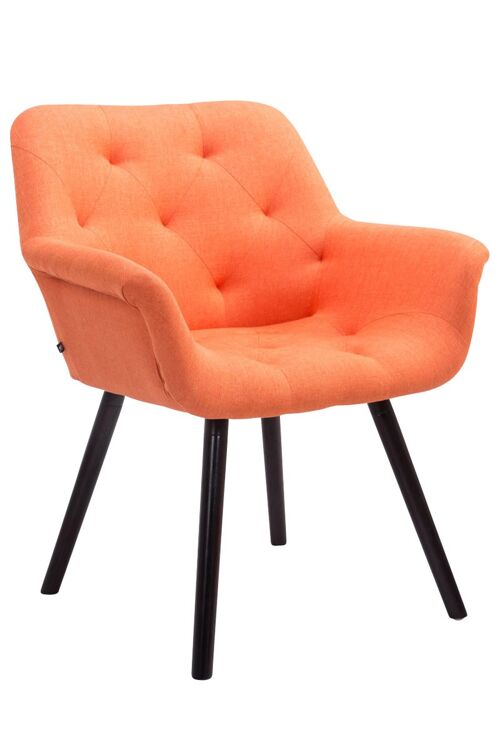 Vallese Bezoekersstoel Stof Oranje 12x60cm