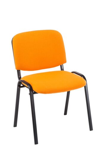 Marrocco Chaise visiteur Tissu Orange 4x53cm 1