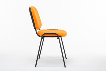 Marrocco Chaise visiteur Tissu Orange 4x53cm 2