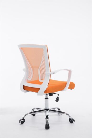 Vignatico Chaise de Bureau Microfibre Orange 11x56.5cm 3