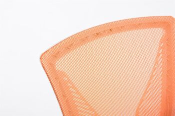 Vignatico Chaise de Bureau Microfibre Orange 11x56.5cm 4