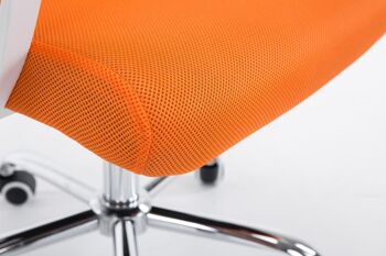 Vignatico Chaise de Bureau Microfibre Orange 11x56.5cm 6