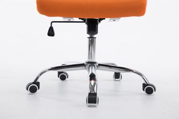 Vignatico Chaise de Bureau Microfibre Orange 11x56.5cm 7