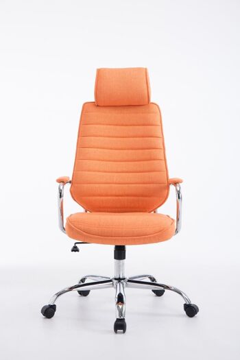 Cataforio Chaise de bureau Tissu Orange 16x67cm 1