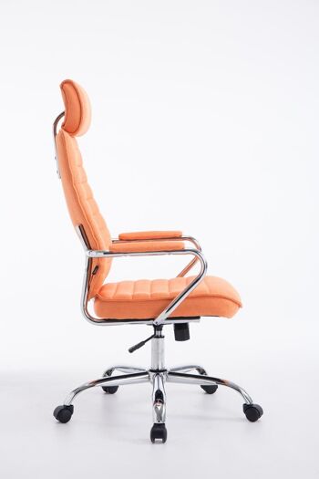 Cataforio Chaise de bureau Tissu Orange 16x67cm 2