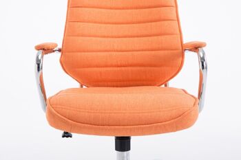 Cataforio Chaise de bureau Tissu Orange 16x67cm 5