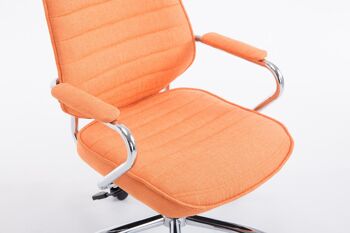 Cataforio Chaise de bureau Tissu Orange 16x67cm 6