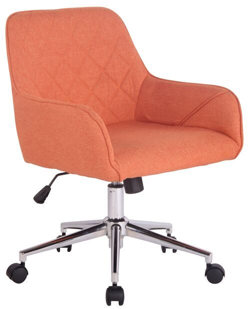 Taranto Bureaustoel Stof Oranje 9x58cm