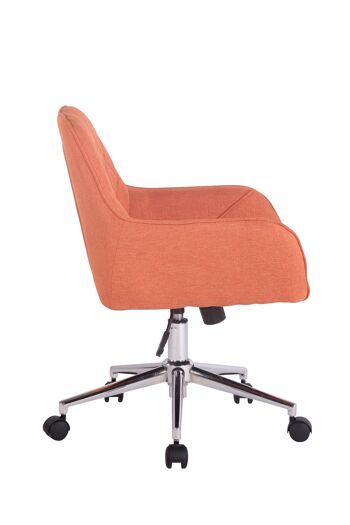 Chaise de Bureau Taranto Tissu Orange 9x58cm 3