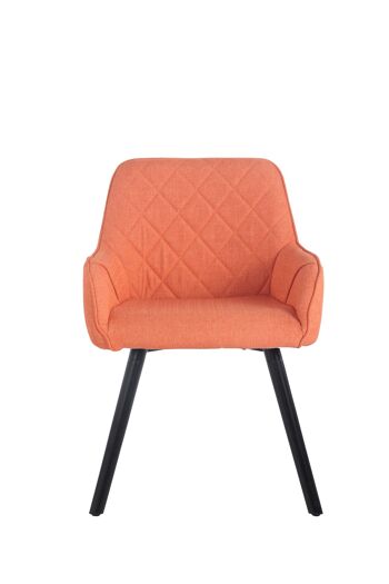 Feltre Chaise de Salle à Manger Tissu Orange 9x58cm 2