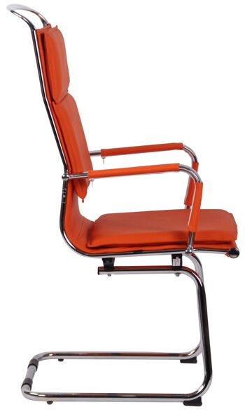 Vedelago Chaise de salle à manger Orange 13x66cm 2