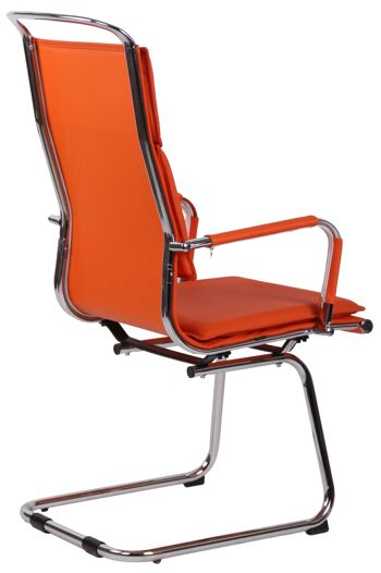 Vedelago Chaise de salle à manger Orange 13x66cm 3