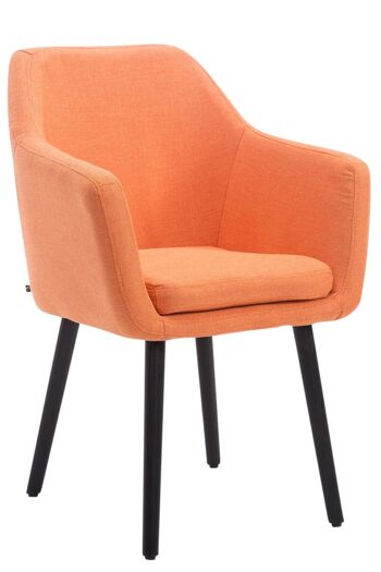 Sarto Chaise de salle à manger Tissu Orange 10x57.5cm 1