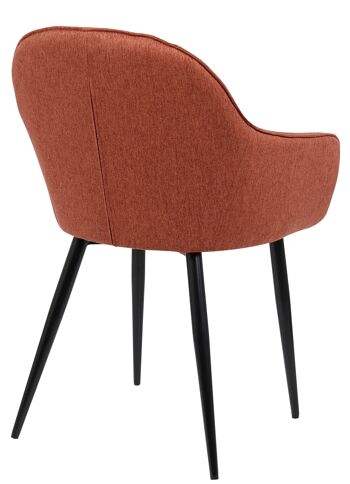 Chaise de salle à manger Mestre Tissu Orange 5x59cm 2