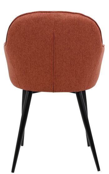 Chaise de salle à manger Mestre Tissu Orange 5x59cm 3