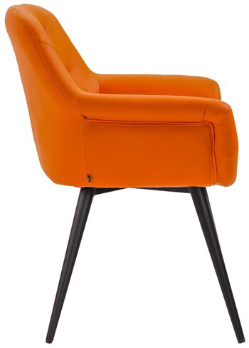 Chaise de salle à manger Podenzano Orange 10x60cm 3
