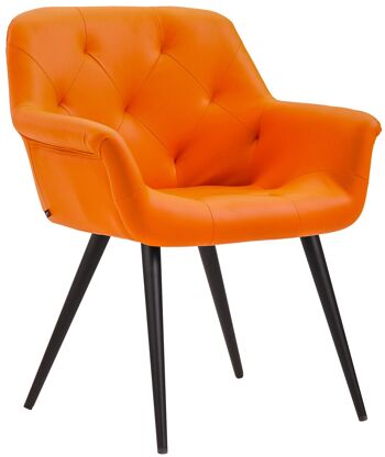 Chaise de salle à manger Podenzano Orange 10x60cm 1