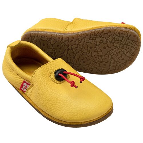 POLOLO Kinderschuhe | Barefoot Slipper Outdoor Cordel | Gelb