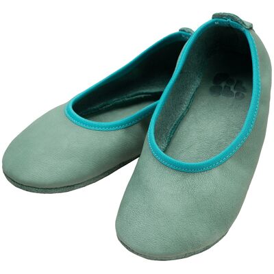 POLOLO Kinderschuhe | Ballerina Barefoot Slipper Outdoor aus pflanzlich gegerbtem Naturleder | diverse Farbe