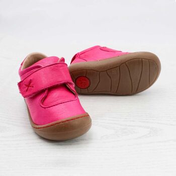 Chaussures enfant POLOLO | Premiers Marcheurs | Primero en cuir tanné végétal | Rose 5
