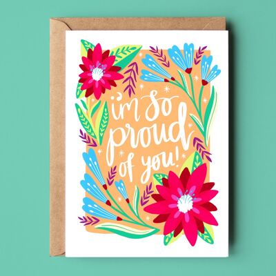 I'm So Proud of You Recycled Card