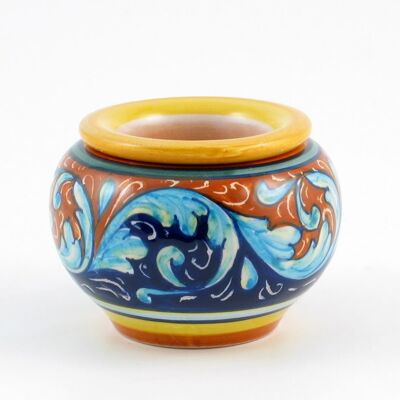 Flowerpot holder with EL5 Ceramic Vase - Handmade in Italy