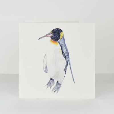 Pinguin-Grußkarte