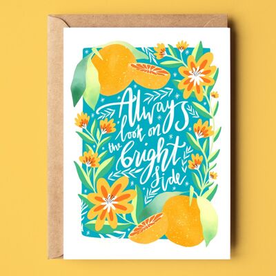 Bright Side Recycled Card