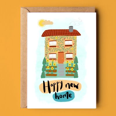 Happy New Home Recycled Card