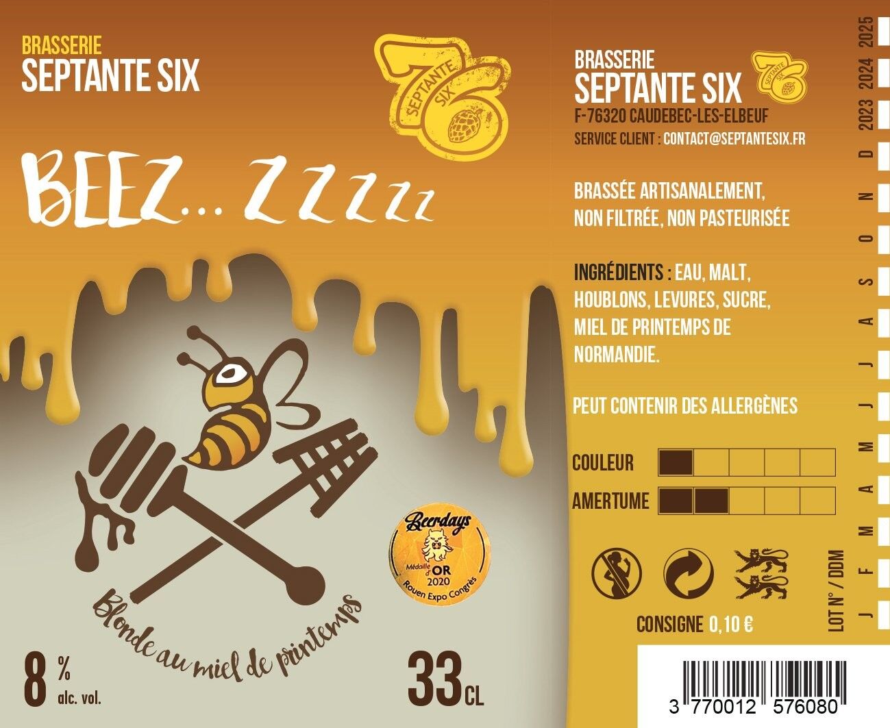 Birra BEEZ Tripla con Miele Normanno