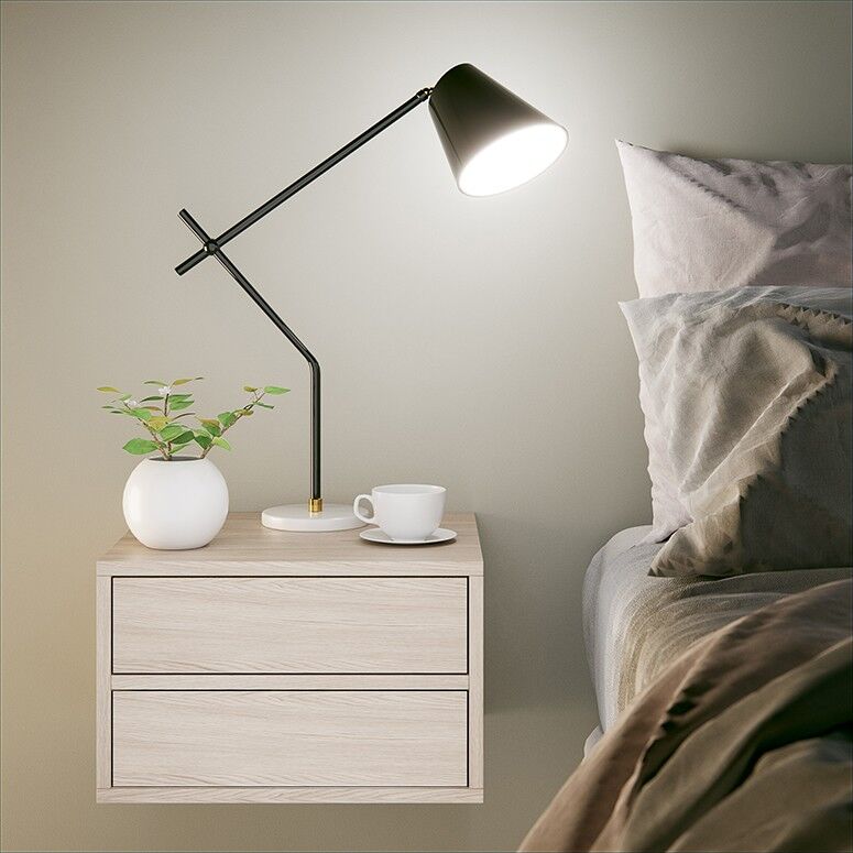 Suspended deals bedside table