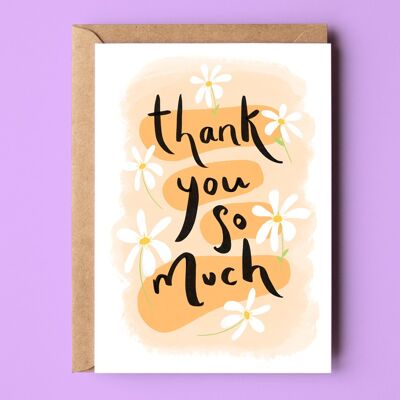 Vielen Dank Floral Recycled Card