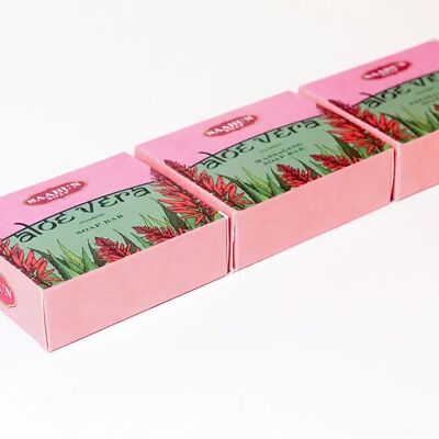 Set Collezione Aloe Vera con 3 saponi