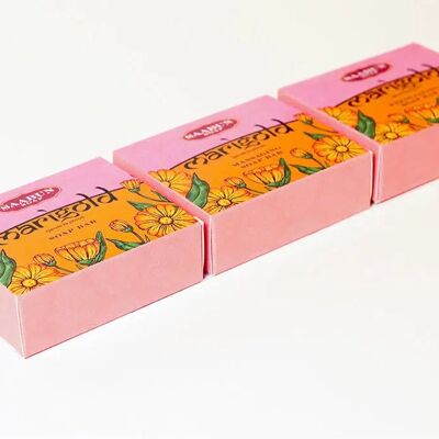 Marigold Collection Set with 3 Soap Bars