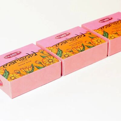 Marigold Collection Set mit 3 Seifenstücken